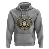 Zen Frog Resist Hoodie Sacred Resistance Protest Ornate Style Graphic - Wonder Print Shop