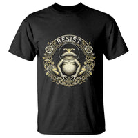 Zen Frog Resist T Shirt Sacred Resistance Protest Ornate Style Graphic - Wonder Print Shop
