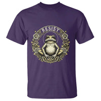 Zen Frog Resist T Shirt Sacred Resistance Protest Ornate Style Graphic - Wonder Print Shop