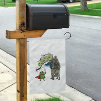 Funny Frog Protest Comic Graphic Garden Flag Ribbit Resist Stand Against - Wonder Print Shop