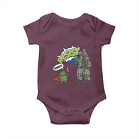 Funny Frog Protest Comic Graphic Baby Onesie Ribbit Resist Stand Against - Wonder Print Shop