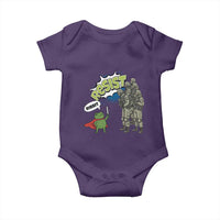 Funny Frog Protest Comic Graphic Baby Onesie Ribbit Resist Stand Against - Wonder Print Shop