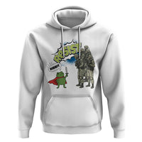 Funny Frog Protest Comic Graphic Hoodie Ribbit Resist Stand Against - Wonder Print Shop