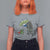 Funny Frog Protest Comic Graphic T Shirt For Women Ribbit Resist Stand Against - Wonder Print Shop