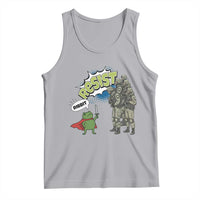 Funny Frog Protest Comic Graphic Tank Top Ribbit Resist Stand Against - Wonder Print Shop