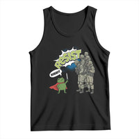 Funny Frog Protest Comic Graphic Tank Top Ribbit Resist Stand Against - Wonder Print Shop