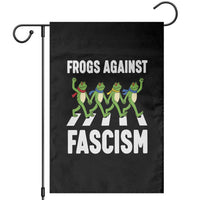 Walking Frog Against Fascism Garden Flag Frogs Band Resistance Protest - Wonder Print Shop
