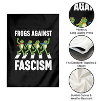 Walking Frog Against Fascism Garden Flag Frogs Band Resistance Protest - Wonder Print Shop