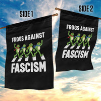 Walking Frog Against Fascism Garden Flag Frogs Band Resistance Protest - Wonder Print Shop