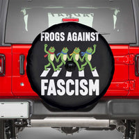 Walking Frog Against Fascism Spare Tire Cover Frogs Band Resistance Protest - Wonder Print Shop