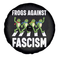 Walking Frog Against Fascism Spare Tire Cover Frogs Band Resistance Protest - Wonder Print Shop