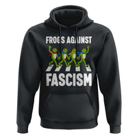 Walking Frog Against Fascism Hoodie Frogs Band Resistance Protest - Wonder Print Shop