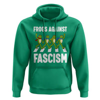 Walking Frog Against Fascism Hoodie Frogs Band Resistance Protest - Wonder Print Shop
