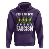 Walking Frog Against Fascism Hoodie Frogs Band Resistance Protest - Wonder Print Shop