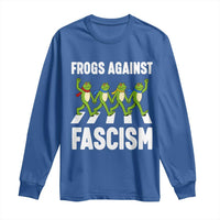 Walking Frog Against Fascism Long Sleeve Shirt Frogs Band Resistance Protest - Wonder Print Shop