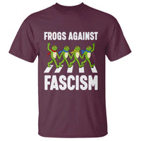 Walking Frog Against Fascism T Shirt Frogs Band Resistance Protest - Wonder Print Shop