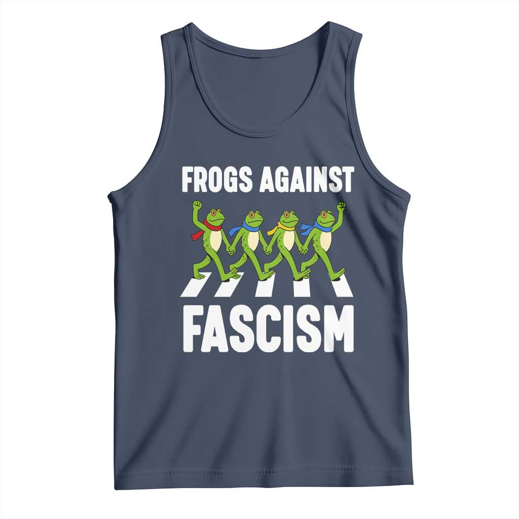Walking Frog Against Fascism Tank Top Frogs Band Resistance Protest - Wonder Print Shop