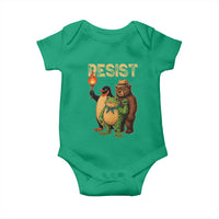 Resist Social Club 2025 Baby Onesie Bear Penguin Frog Protest Unity for Social Justice - Wonder Print Shop