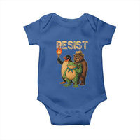 Resist Social Club 2025 Baby Onesie Bear Penguin Frog Protest Unity for Social Justice - Wonder Print Shop