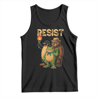 Resist Social Club 2025 Tank Top Bear Penguin Frog Protest Unity for Social Justice - Wonder Print Shop
