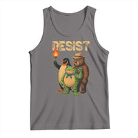 Resist Social Club 2025 Tank Top Bear Penguin Frog Protest Unity for Social Justice - Wonder Print Shop
