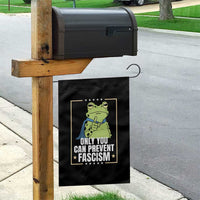 Only You Can Prevent Fascism Patriotic Frog Garden Flag Resist Protest Poster - Wonder Print Shop