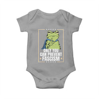 Only You Can Prevent Fascism Patriotic Frog Baby Onesie Resist Protest Poster - Wonder Print Shop