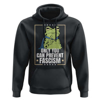Only You Can Prevent Fascism Patriotic Frog Hoodie Resist Protest Poster - Wonder Print Shop