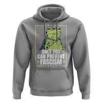Only You Can Prevent Fascism Patriotic Frog Hoodie Resist Protest Poster - Wonder Print Shop