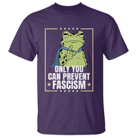 Only You Can Prevent Fascism Patriotic Frog T Shirt Resist Protest Poster - Wonder Print Shop