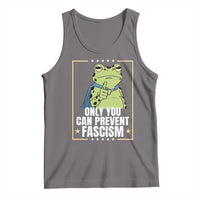 Only You Can Prevent Fascism Patriotic Frog Tank Top Resist Protest Poster - Wonder Print Shop