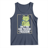 Only You Can Prevent Fascism Patriotic Frog Tank Top Resist Protest Poster - Wonder Print Shop