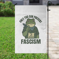 Only You Can Prevent Fascism Portland Frog Garden Flag Resist Protest Forest Ranger - Wonder Print Shop