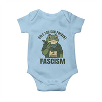 Only You Can Prevent Fascism Portland Frog Baby Onesie Resist Protest Forest Ranger - Wonder Print Shop