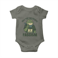 Only You Can Prevent Fascism Portland Frog Baby Onesie Resist Protest Forest Ranger - Wonder Print Shop