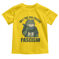 Only You Can Prevent Fascism Portland Frog Toddler T Shirt Resist Protest Forest Ranger - Wonder Print Shop