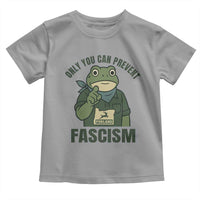 Only You Can Prevent Fascism Portland Frog Toddler T Shirt Resist Protest Forest Ranger - Wonder Print Shop