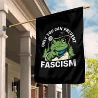 Only You Can Prevent Fascism Portland Frog Garden Flag Resist Protest Scenic Edition - Wonder Print Shop