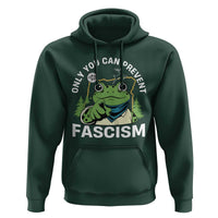 Only You Can Prevent Fascism Portland Frog Hoodie Resist Protest Scenic Edition - Wonder Print Shop