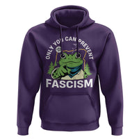 Only You Can Prevent Fascism Portland Frog Hoodie Resist Protest Scenic Edition - Wonder Print Shop