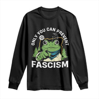 Only You Can Prevent Fascism Portland Frog Long Sleeve Shirt Resist Protest Scenic Edition - Wonder Print Shop