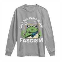 Only You Can Prevent Fascism Portland Frog Long Sleeve Shirt Resist Protest Scenic Edition - Wonder Print Shop