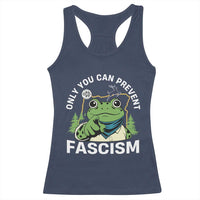 Only You Can Prevent Fascism Portland Frog Racerback Tank Top Resist Protest Scenic Edition - Wonder Print Shop