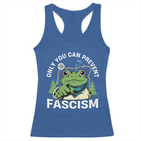 Only You Can Prevent Fascism Portland Frog Racerback Tank Top Resist Protest Scenic Edition - Wonder Print Shop