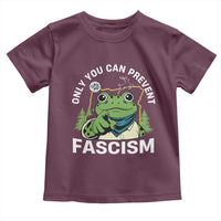 Only You Can Prevent Fascism Portland Frog Toddler T Shirt Resist Protest Scenic Edition - Wonder Print Shop