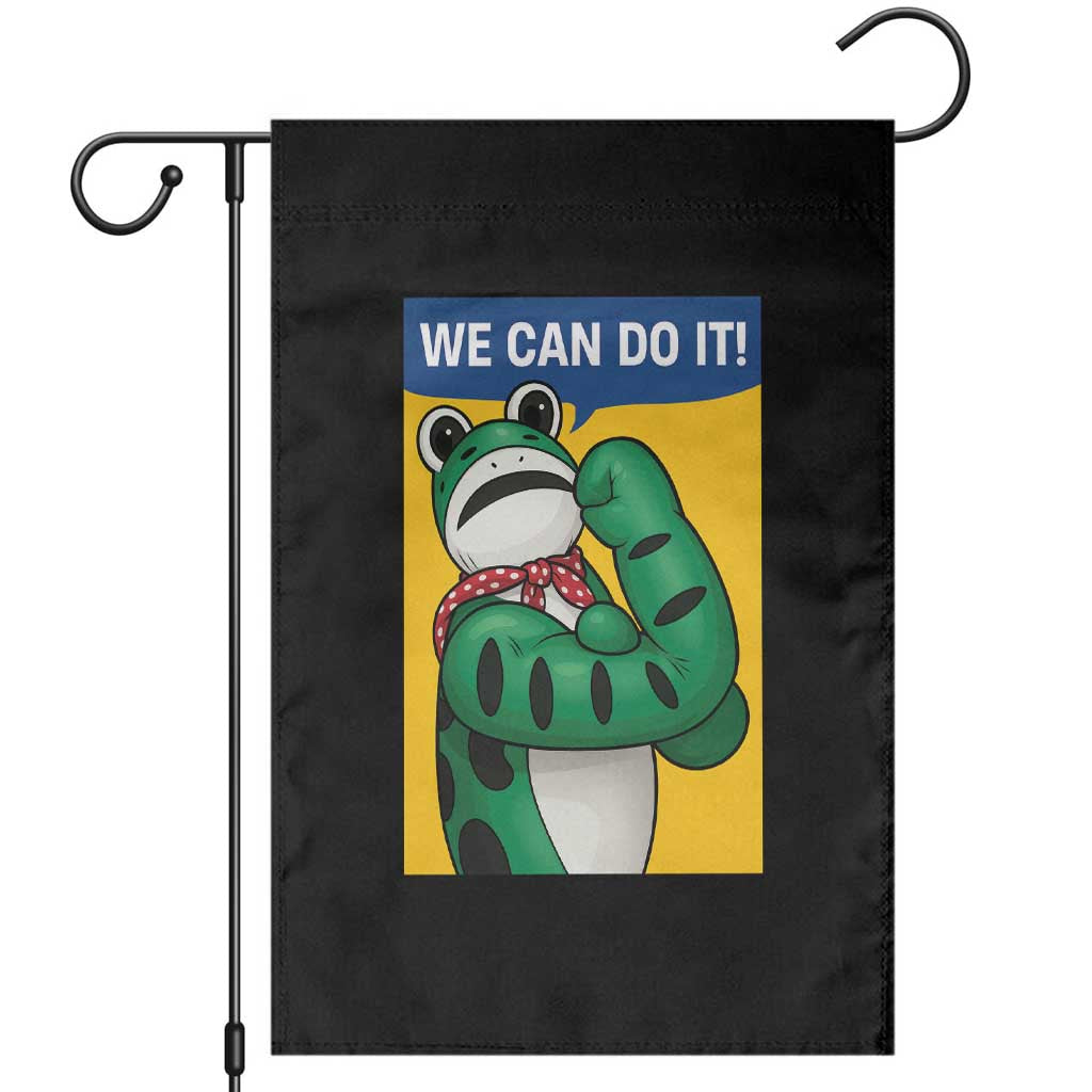 We Can Do It Rosie Frog Garden Flag Resist Protest Parody Feminist Retro Poster - Wonder Print Shop