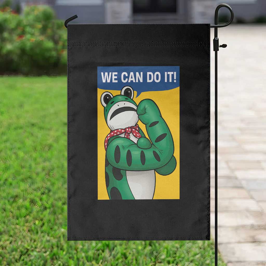 We Can Do It Rosie Frog Garden Flag Resist Protest Parody Feminist Retro Poster - Wonder Print Shop