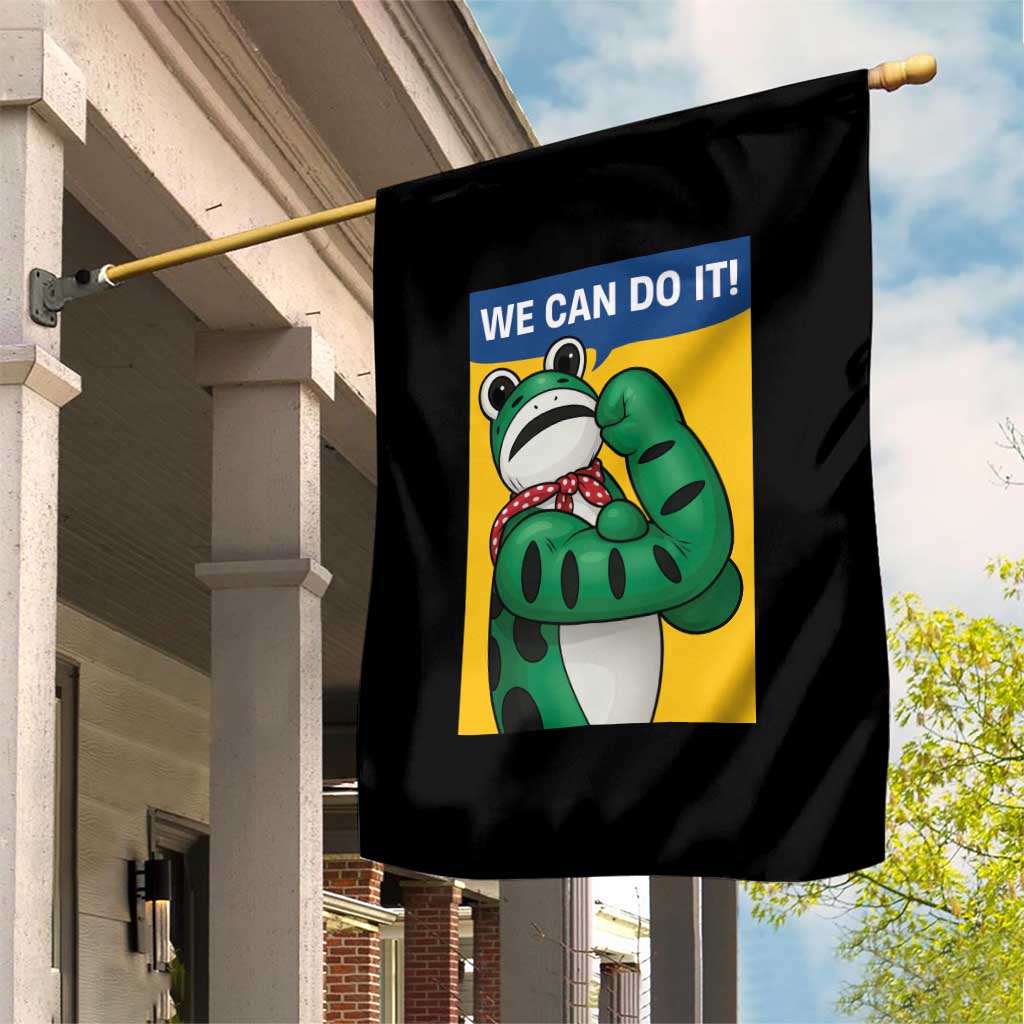 We Can Do It Rosie Frog Garden Flag Resist Protest Parody Feminist Retro Poster - Wonder Print Shop