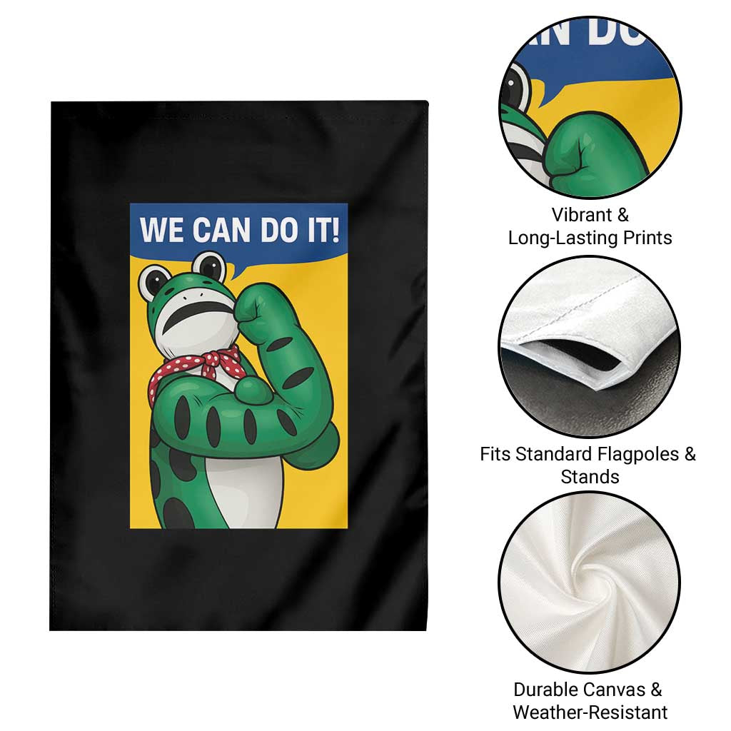 We Can Do It Rosie Frog Garden Flag Resist Protest Parody Feminist Retro Poster - Wonder Print Shop