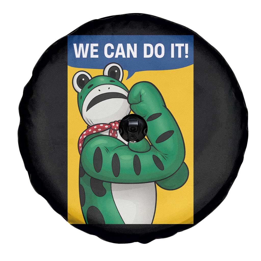 We Can Do It Rosie Frog Spare Tire Cover Resist Protest Parody Feminist Retro Poster - Wonder Print Shop